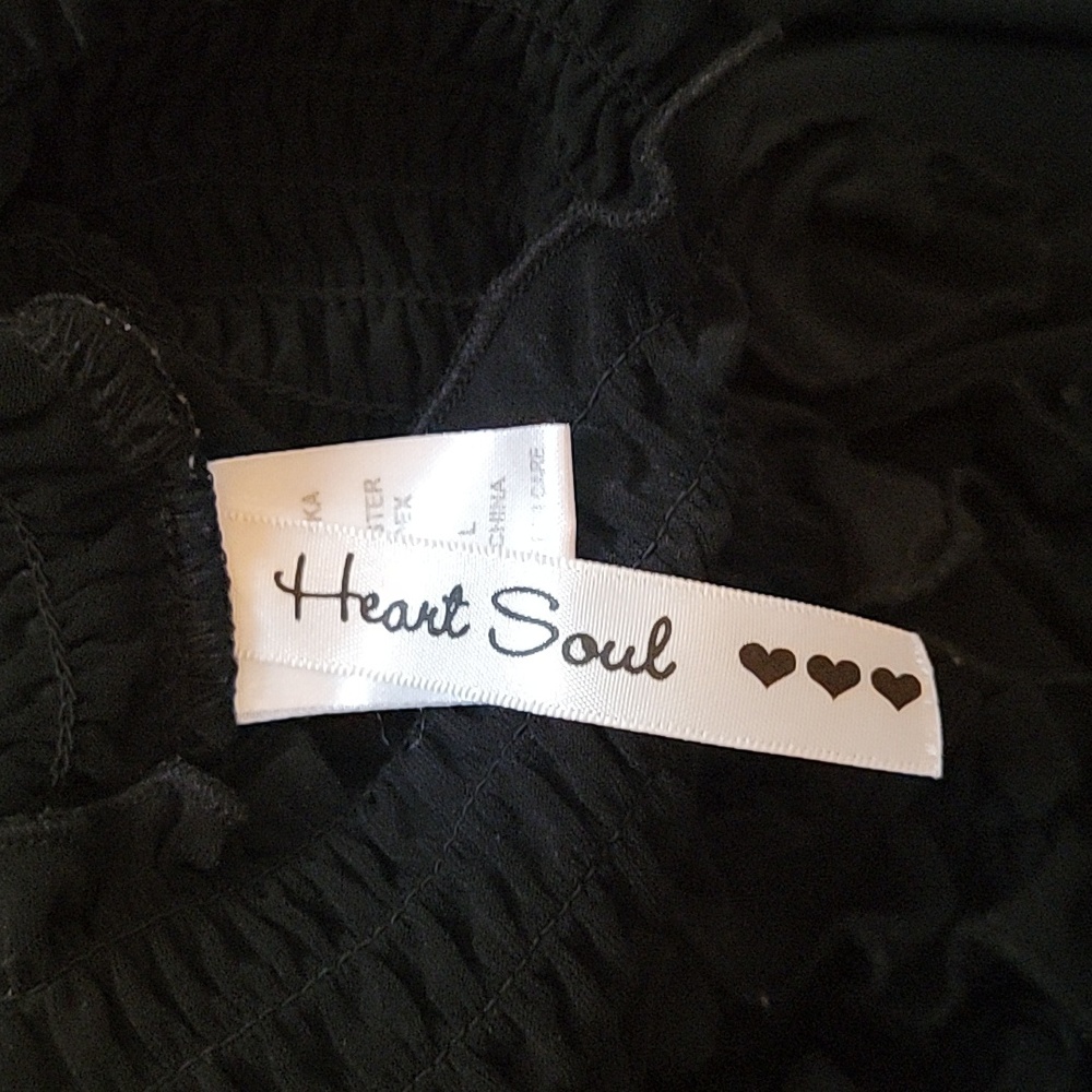 Black Ruffle Top - Picture 4 of 4